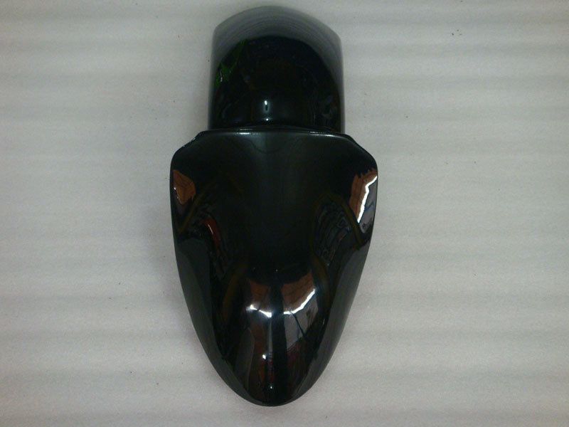 Green and Black with Number 14 Factory Style - NINJA ZX-9R 00-01 Fairing Kit