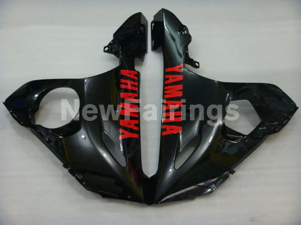 Matte Black and Gloss Black with Red Decals Factory Style - YZF-R6 03-04 Fairing Kit Vehicles & Parts > Vehicle Parts &