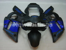 Charger l'image dans la galerie, Matte Black with Blue Decals Factory Style - YZF-R6 98-02 Fairing Kit Vehicles &amp; Parts > Vehicle Parts &amp; Accessories >