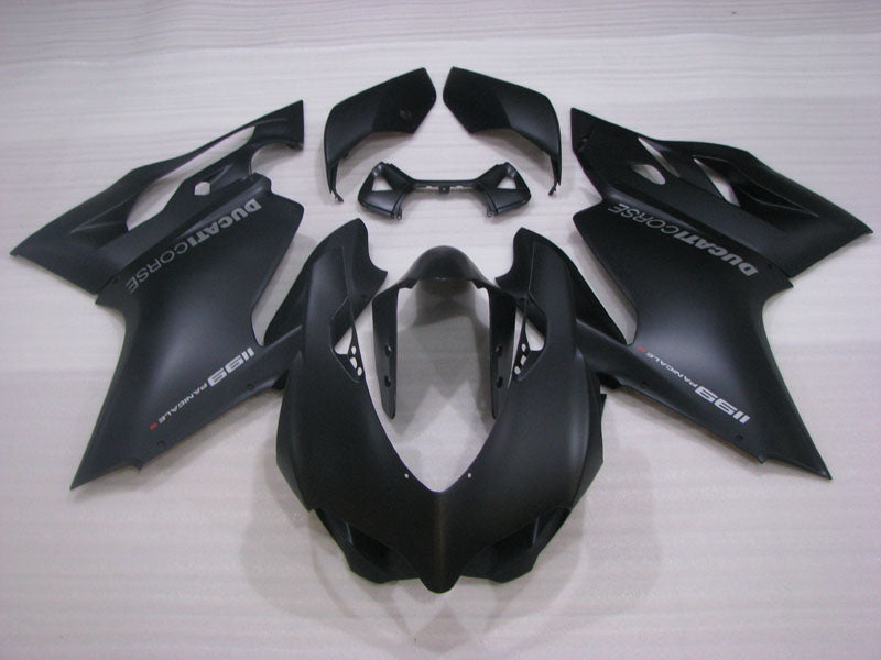 Matte Black Factory Style - Ducati 1199 Panigale 12-14 Fairing Kit