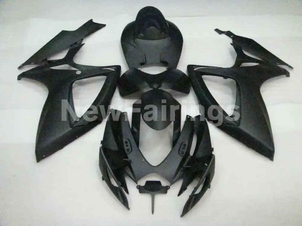 Matte Black No decals - GSX-R750 06-07 Fairing Kit