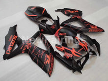 Charger l'image dans la galerie, Matte Black and Orange Corona - GSX-R600 08-10 Fairing Kit