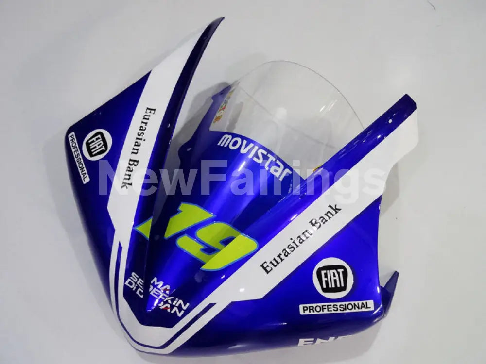 Number 19 White and Blue Black Monster - YZF-R1 04-06 Fairing Kit