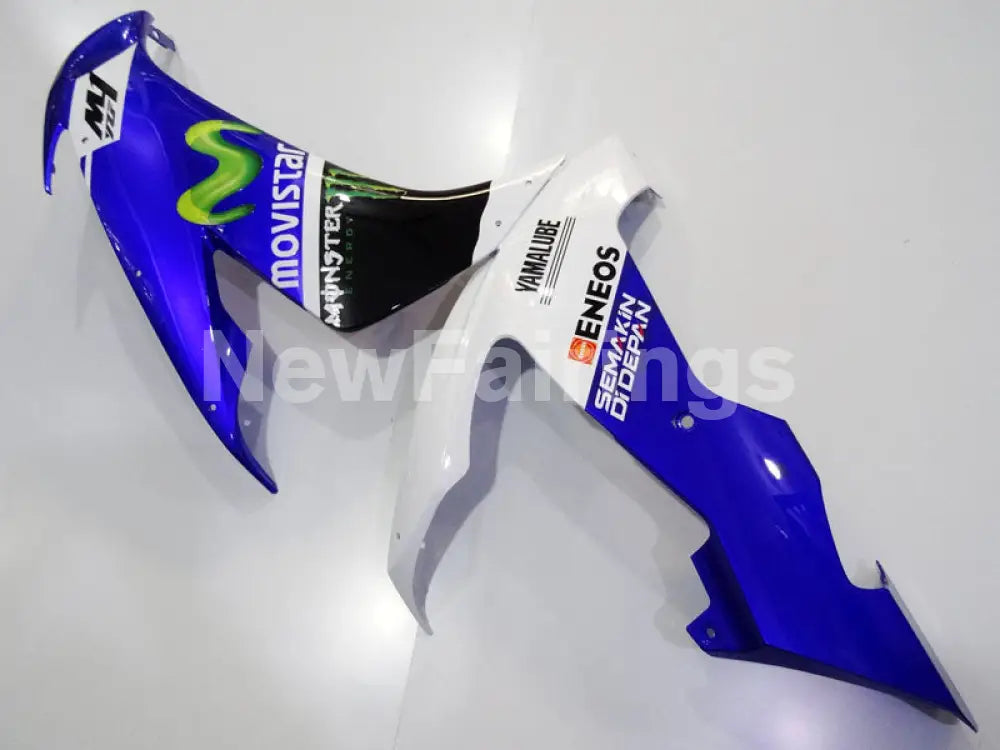 Number 19 White and Blue Black Monster - YZF-R1 04-06 Fairing Kit