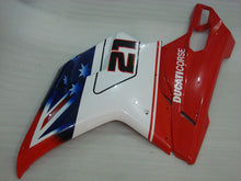 Load image into Gallery viewer, Number 21 Red and White Black Star - Ducati 848/1098/1198 07-11 Fairing Kit
