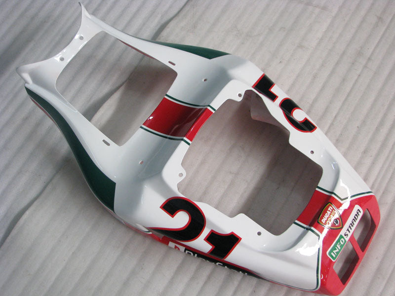 Number 21 Red and White Black XEROX - Ducati 748/916/996/998 96-02 Fairing Kit