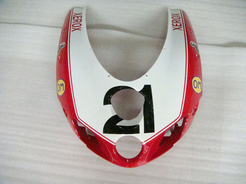 Number 21 Red and White Black Xerox - Ducati 749/999 05-06 Fairing Kit (Single Passenger Seat)