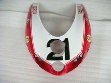Load image into Gallery viewer, Number 21 Red and White Black Xerox - Ducati 749/999 05-06 Fairing Kit (Single Passenger Seat)