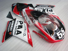 Load image into Gallery viewer, Number 55 Red and White Black MOTUL - Ducati 1198 07-11 Fairing Kit (Single Passenger Seat)