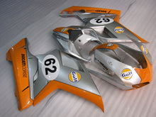 Load image into Gallery viewer, Number 62 Orange and Silver Gulf - Ducati 848/1098/1198 07-11 Fairing Kit