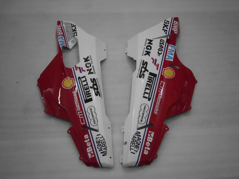 Number 7 Red and White Batterie - Ducati 1098 07-11 Fairing Kit