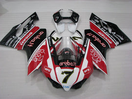Number 7 Red and White Black PIRELLI - Ducati 1199 Panigale