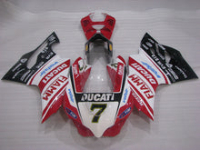 Load image into Gallery viewer, Number 7 Red and White Black TIM - Ducati 1199 Panigale 12-14 Fairing Kit