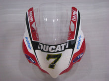 Load image into Gallery viewer, Number 7 Red and White Black TIM - Ducati 1199 Panigale 12-14 Fairing Kit
