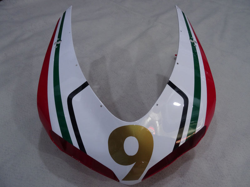 Number 9 Red and White Black PIRELLI - Ducati 848 07-11 Fairing Kit