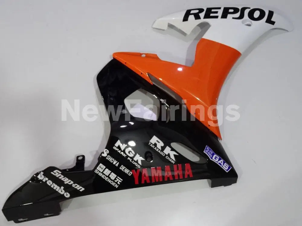 Orange and White Black Repsol - YZF-R6 03-04 Fairing Kit Vehicles & Parts > Vehicle Parts & Accessories > Motor Vehicle