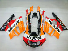 Charger l&#39;image dans la galerie, Orange and Red Black Repsol - CBR600 F3 97-98 Fairing Kit -