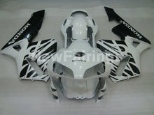 Charger l'image dans la galerie, Pearl White and Black Fire - CBR600RR 03-04 Fairing Kit -