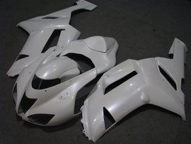 Pearl White No decals - NINJA ZX-6R 07-08 Fairing Kit