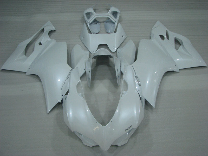 Pearl White Factory Style - Ducati 1199 Panigale 12-14 Fairing Kit