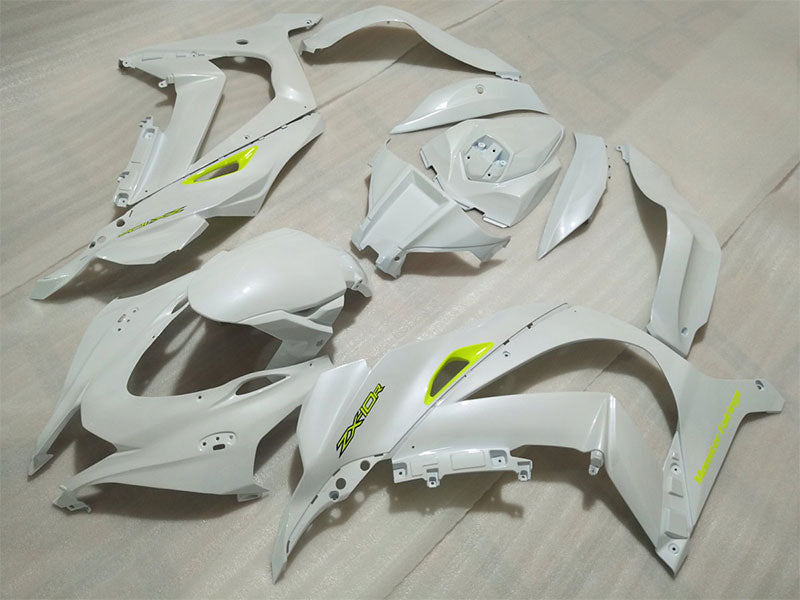 Pearl White Factory Style - NINJA ZX-10R 16-20 Fairing Kit