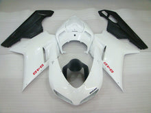 Load image into Gallery viewer, Pearl White and Matte Black Factory Style - Ducati 848 07-11 Fairing Kit