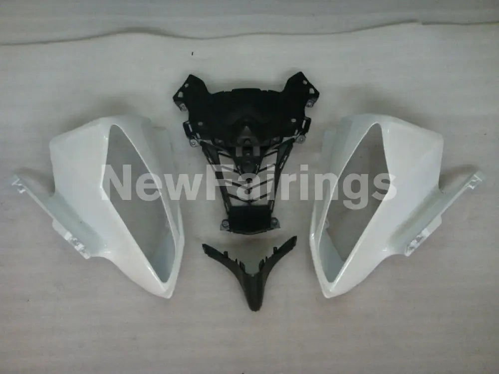 Pearl White with Black Stickers Factory Style - YZF-R6 08-16 Fairing Kit Vehicles & Parts > Vehicle Parts & Accessories