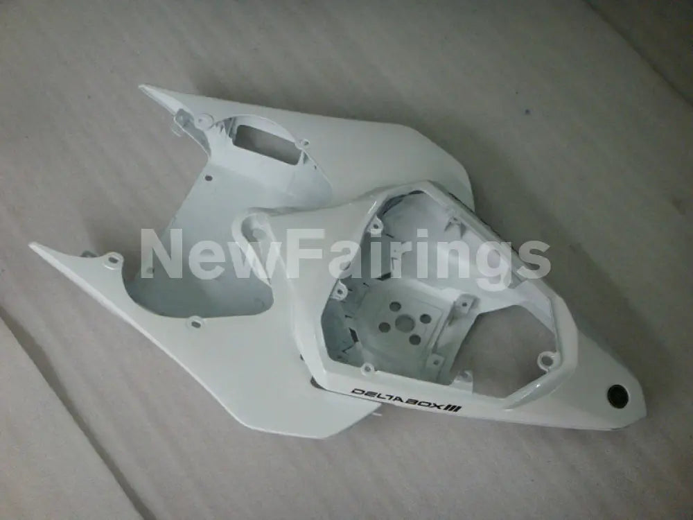 Pearl White with Black Stickers Factory Style - YZF-R6 08-16 Fairing Kit Vehicles & Parts > Vehicle Parts & Accessories