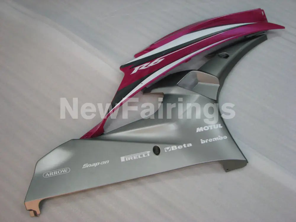 Pink and Grey Factory Style - YZF-R6 06-07 Fairing Kit Vehicles & Parts > Vehicle Parts & Accessories > Motor Vehicle