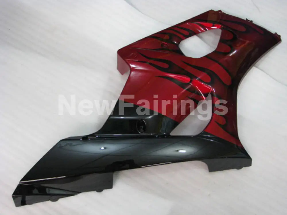 Red and Black Flame - GSX-R1000 03-04 Fairing Kit