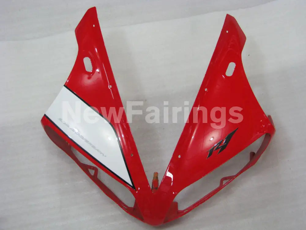 Red and Black White Factory Style - YZF-R1 04-06 Fairing Kit