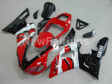 Load image into Gallery viewer, Red and Black White Factory Style - YZF-R1 98-99 Fairing Kit