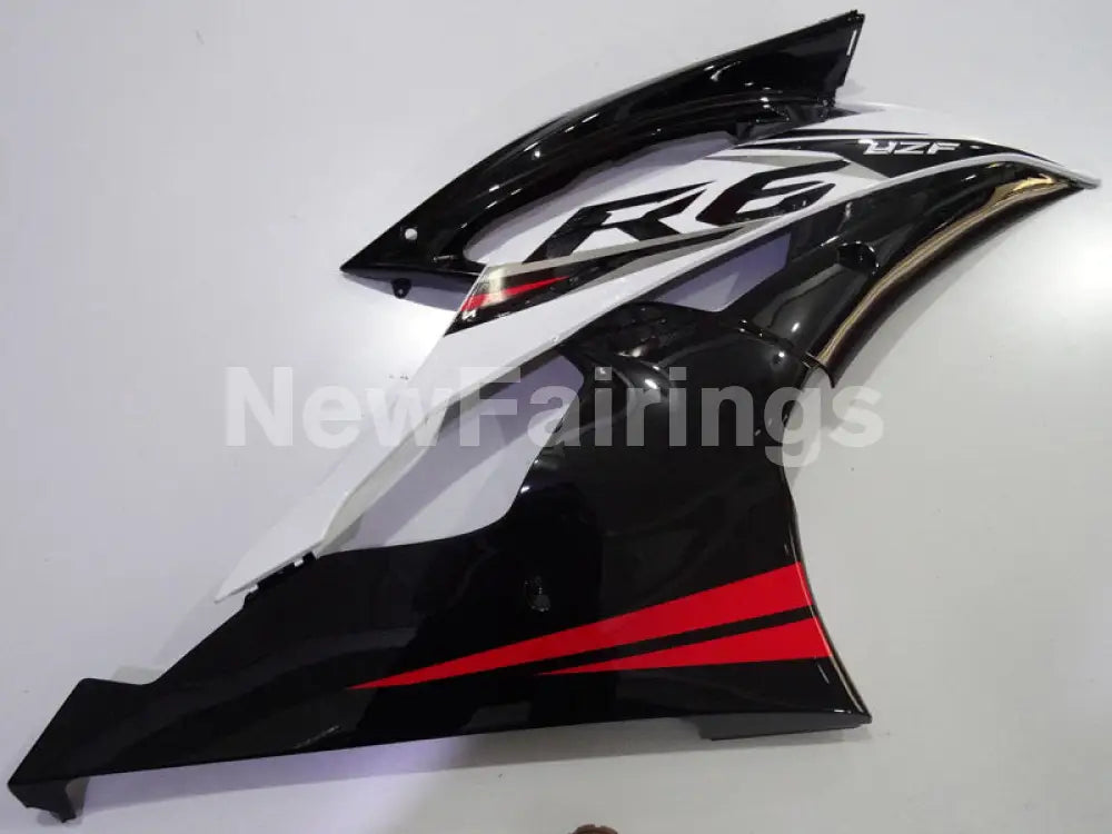 Red and Black White Factory Style - YZF-R6 08-16 Fairing Kit Vehicles & Parts > Vehicle Parts & Accessories > Motor