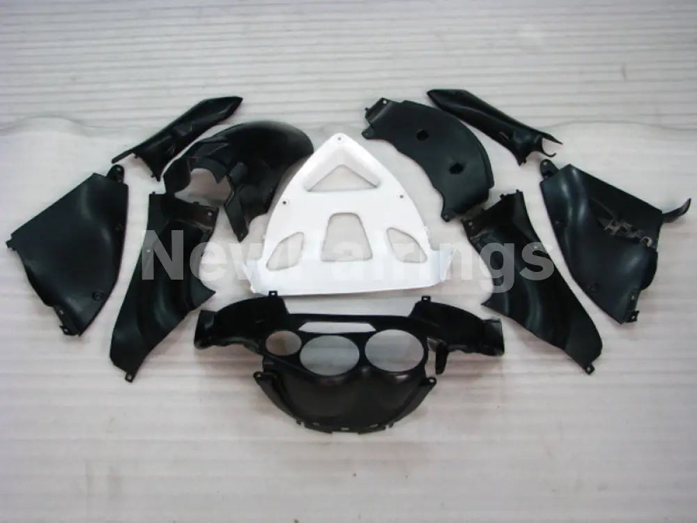 Red and Black White Factory Style - YZF600R Thundercat 96-07 Fairing Kit Vehicles & Parts > Vehicle Parts & Accessories