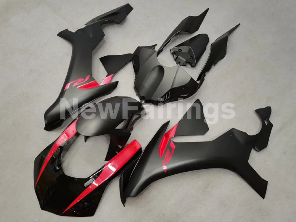 Red and Matte Black Factory Style - YZF-R1 15-19 Fairing Kit Vehicles & Parts > Vehicle Parts & Accessories > Motor