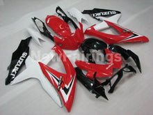 Load image into Gallery viewer, Red and White Black Factory Style - GSX-R600 08-10 Fairing Kit