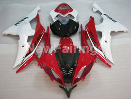 Red and White Black Factory Style - YZF-R6 08-16 Fairing Kit Vehicles & Parts > Vehicle Parts & Accessories > Motor