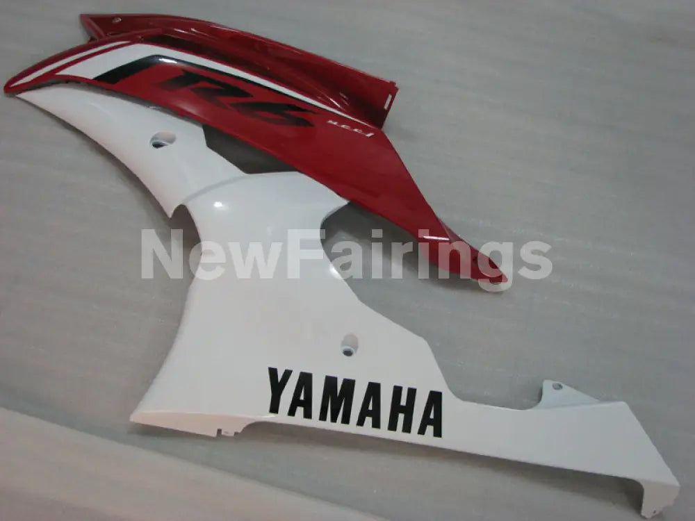 Red and White Black Factory Style - YZF-R6 08-16 Fairing Kit Vehicles & Parts > Vehicle Parts & Accessories > Motor