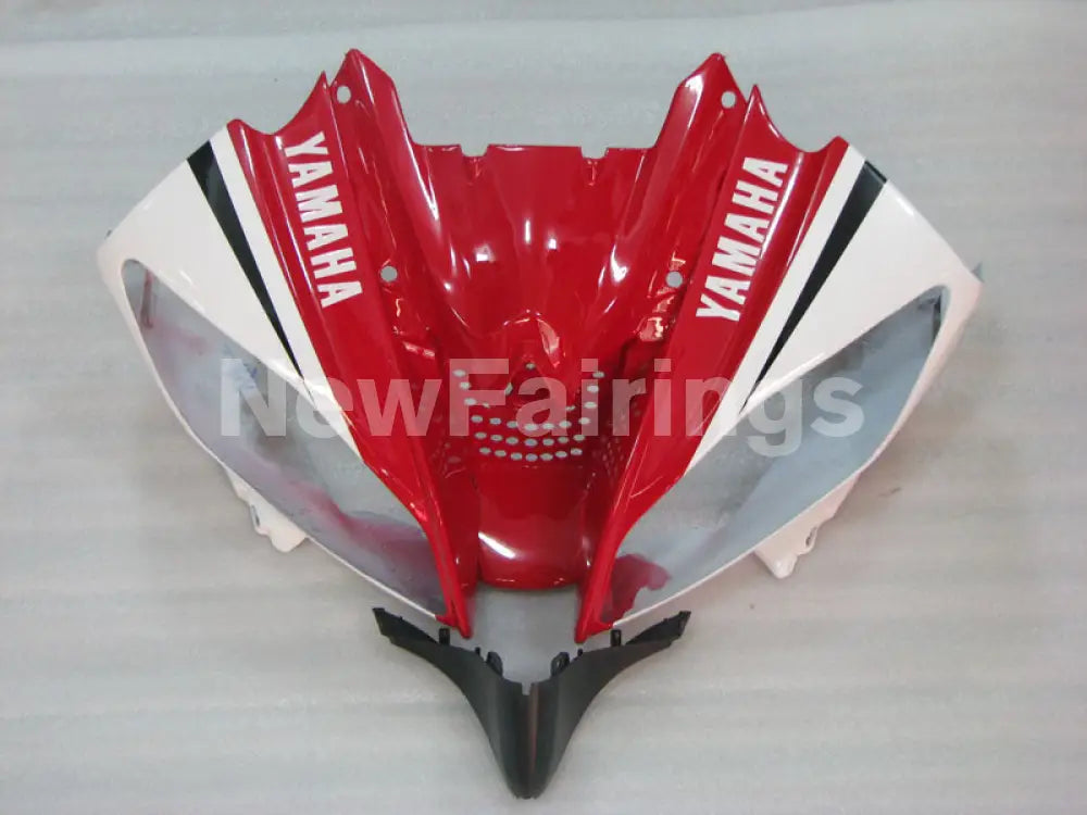Red and White Matte Black Factory Style - YZF-R6 08-16 Fairing Kit Vehicles & Parts > Vehicle Parts & Accessories >