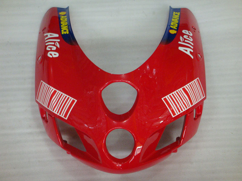 Red and Black Alice - Ducati 749/999 05-06 Fairing Kit (Single Passenger Seat)