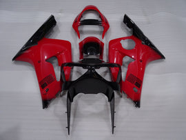 Red and Black Factory Style - NINJA ZX-6R 03-04 Fairing Kit