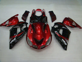 Red and Black Flame - NINJA ZX-14R 06-11 Fairing Kit