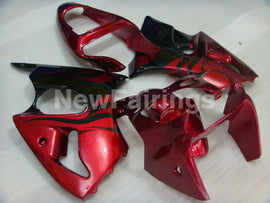 Red and Black Flame NINJA ZX 6R 00 02 Fairing Kit Vehicles