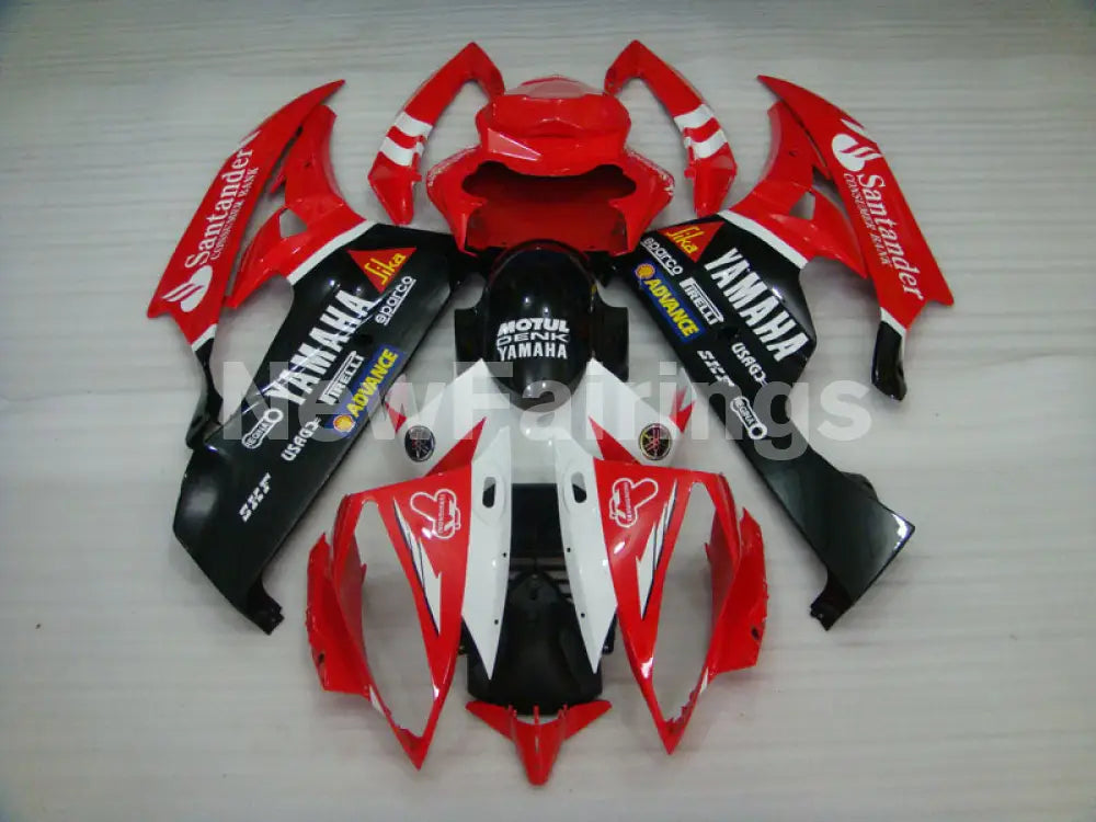 Red Black Santander - YZF-R6 06-07 Fairing Kit Vehicles & Parts > Vehicle Parts & Accessories > Motor Vehicle Parts >