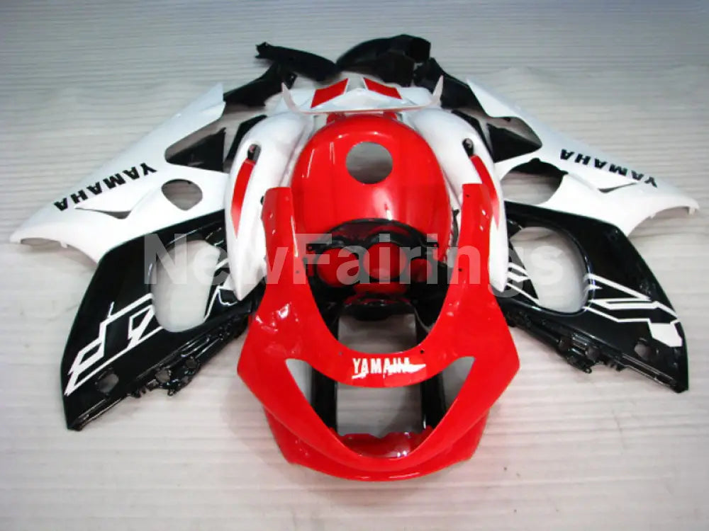 Red and Black White Factory Style - YZF600R Thundercat 96-07 Fairing Kit Vehicles & Parts > Vehicle Parts & Accessories
