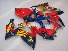 Charger l'image dans la galerie, Red and Blue Yellow FCB - GSX-R600 06-07 Fairing Kit -
