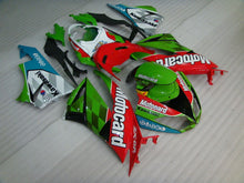 Charger l'image dans la galerie, Red Green and Black Motocard - NINJA ZX-6R 09-12 Fairing