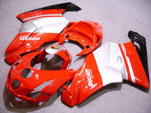 Load image into Gallery viewer, Red and Silver Black Factory Style - Ducati 749/999 03-04 Fairing Kit (Single Passenger Seat)