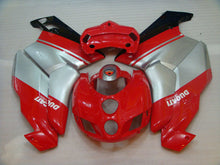 Load image into Gallery viewer, Red and Silver Black Factory Style - Ducati 749/999 05-06 Fairing Kit (Single Passenger Seat)