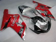 Charger l'image dans la galerie, Red and Silver Black Factory Style - GSX-R600 01-03 Fairing